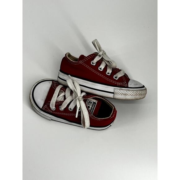 Ralph Lauren Polo 1967 Colorblock Tee (18M) + Converse All Star Red (5C) - Picture 10 of 11